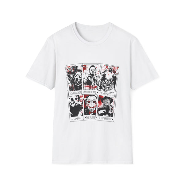 Horror Character Tarot Card Collection Unisex Softstyle T-Shirt