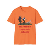 Hot Fuzz "It's just the one swan actually" Unisex Softstyle T-Shirt