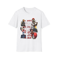 Horror Icons Collage Freddy Jason Chucky Michael Pennywise Unisex Softstyle T-Shirt