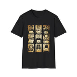 Horror Movie Mugshot Collage Unisex Softstyle T-Shirt