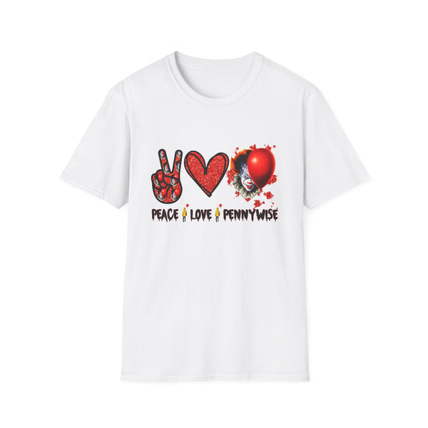 Peace Love Pennywise Unisex Softstyle T-Shirt