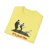 Hot Fuzz "It's just the one swan actually" Unisex Softstyle T-Shirt