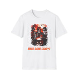 Want Some Candy? Halloween horror Unisex Softstyle T-Shirt