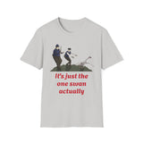 Hot Fuzz "It's just the one swan actually" Unisex Softstyle T-Shirt