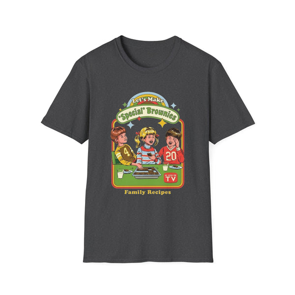 Let's Make "Special" Brownies Family Recipes Unisex Softstyle T-Shirt