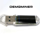 New NerdMiner V2 Dongle USB 70-75KH 1W T-Display S3 Bitcoin Solo Lottery Miner Win 6.25 BTC with Low Power Consumption - WiFi Connection, and USB-A Power (USB-73KH/s)