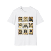 Horror Movie Mugshot Collage Unisex Softstyle T-Shirt