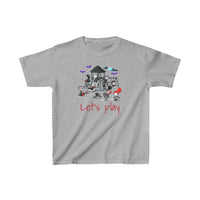 Let's Play - Horror Movie Kids Heavy Cotton Tee