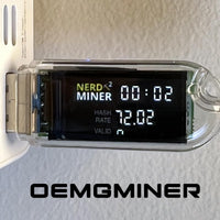 New NerdMiner V2 Dongle USB 70-75KH 1W T-Display S3 Bitcoin Solo Lottery Miner Win 6.25 BTC with Low Power Consumption - WiFi Connection, and USB-A Power (USB-73KH/s)