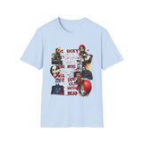 Horror Icons Collage Freddy Jason Chucky Michael Pennywise Unisex Softstyle T-Shirt