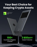 OneKey Classic 1S - Crypto Wallet Hardware Wallet - Bluetooth - NFT Support, Store & Manage Over 7000 Coins, Securely Stores Private Keys, Seeds & Crypto Assets BTC ETH SOL... Open Source