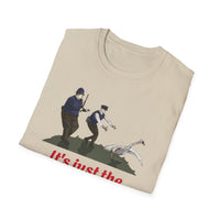 Hot Fuzz "It's just the one swan actually" Unisex Softstyle T-Shirt