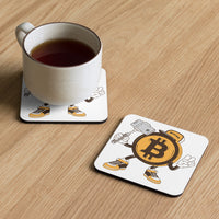 Bitcoin Cork-back coaster