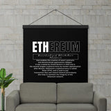 Ethereum DEFI Definition Poster with hangers