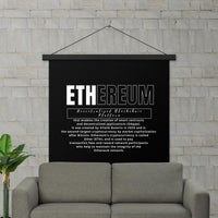 Ethereum DEFI Definition Poster with hangers