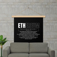 Ethereum DEFI Definition Poster with hangers