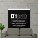 Ethereum DEFI Definition Poster with hangers