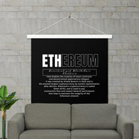 Ethereum DEFI Definition Poster with hangers