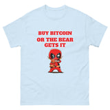 Buy Bitcoin or the Bear Gets It Men's classic tee