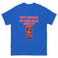 Buy Bitcoin or the Bear Gets It Men's classic tee