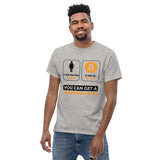 Bitcoin: You can get a girlfriend later Men's classic tee