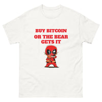 Buy Bitcoin or the Bear Gets It Men's classic tee