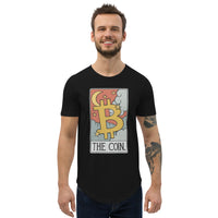 Bitcoin - The Coin Men's Curved Hem T-Shirt