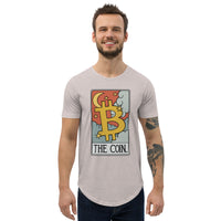 Bitcoin - The Coin Men's Curved Hem T-Shirt