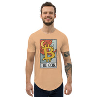 Bitcoin - The Coin Men's Curved Hem T-Shirt