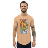 Bitcoin - The Coin Men's Curved Hem T-Shirt