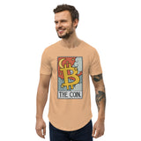 Bitcoin - The Coin Men's Curved Hem T-Shirt