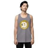 Dogecoin Men’s premium tank top