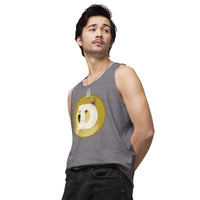 Dogecoin Men’s premium tank top