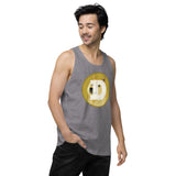 Dogecoin Men’s premium tank top