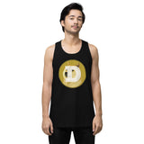 Dogecoin Men’s premium tank top