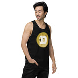 Dogecoin Men’s premium tank top