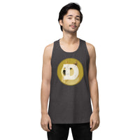 Dogecoin Men’s premium tank top