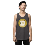 Dogecoin Men’s premium tank top