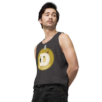 Dogecoin Men’s premium tank top