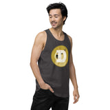 Dogecoin Men’s premium tank top