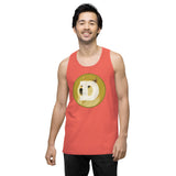 Dogecoin Men’s premium tank top