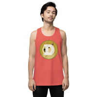 Dogecoin Men’s premium tank top