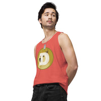 Dogecoin Men’s premium tank top