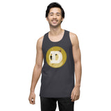 Dogecoin Men’s premium tank top