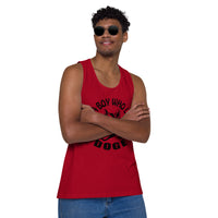 Just a Boy Who Loves Doge Men’s premium tank top Dogecoin