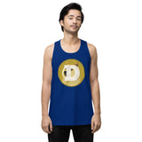 Dogecoin Men’s premium tank top