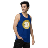 Dogecoin Men’s premium tank top