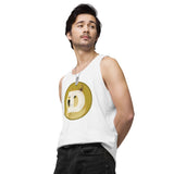 Dogecoin Men’s premium tank top