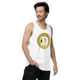 Dogecoin Men’s premium tank top