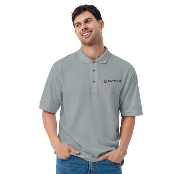 Dogecoin Men's Premium Polo